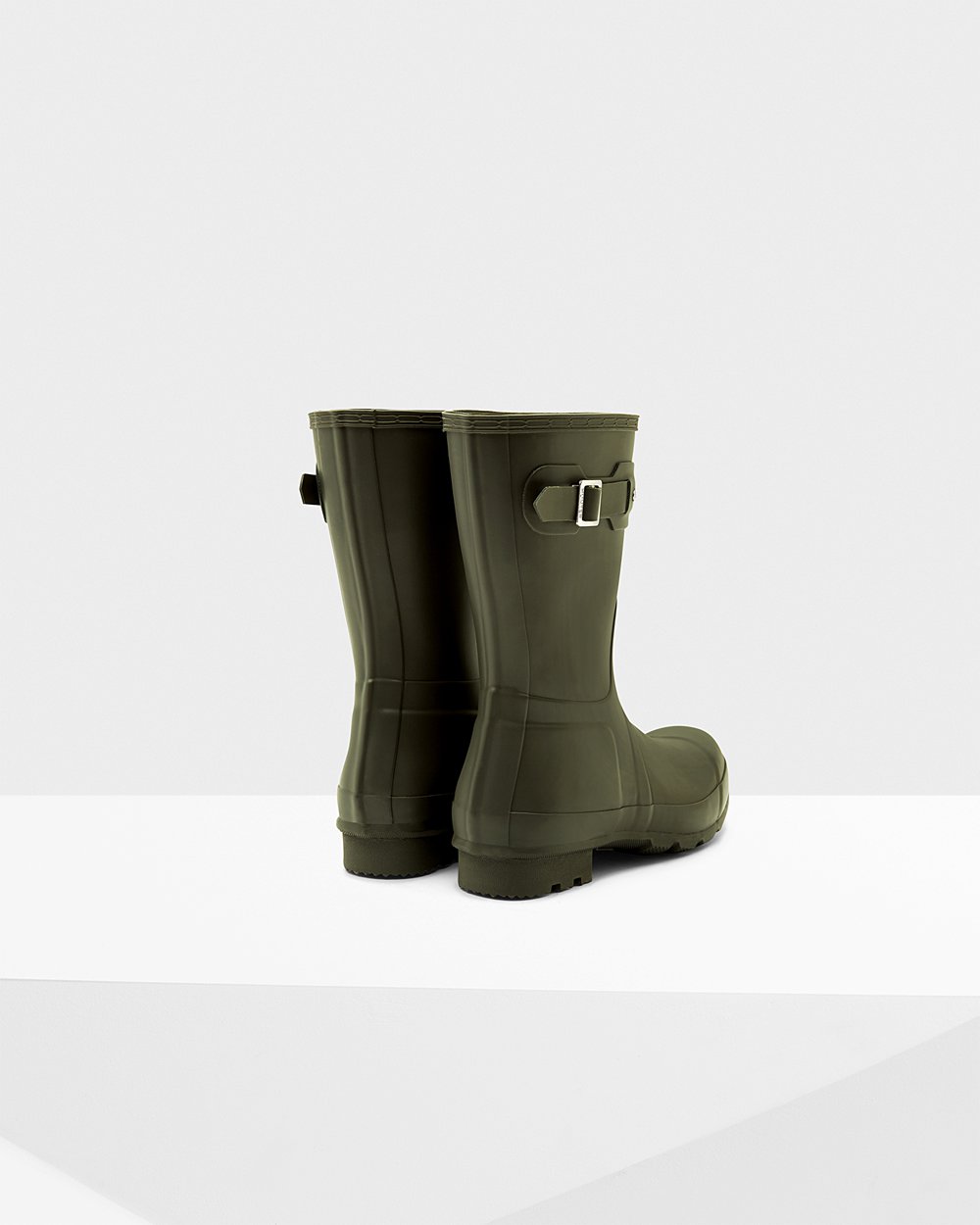 Galochas Curtas Hunter Homem Verde Escuro Oliva - Original - 92BAMKLZQ